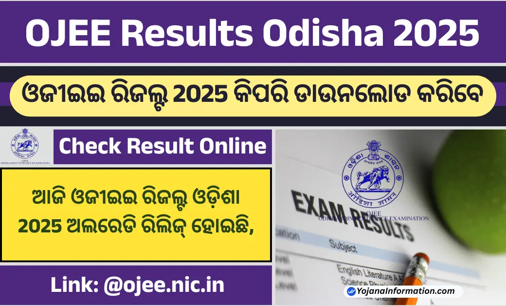 OJEE Results Odisha 2025