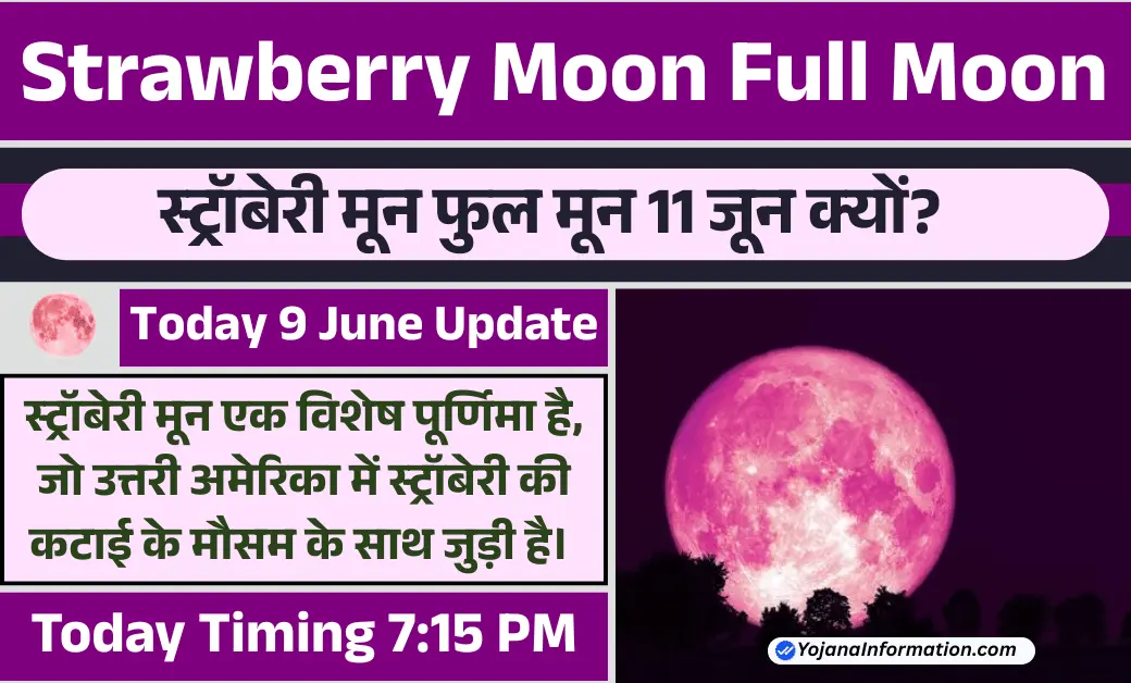 Strawberry Moon Full Moon 2025